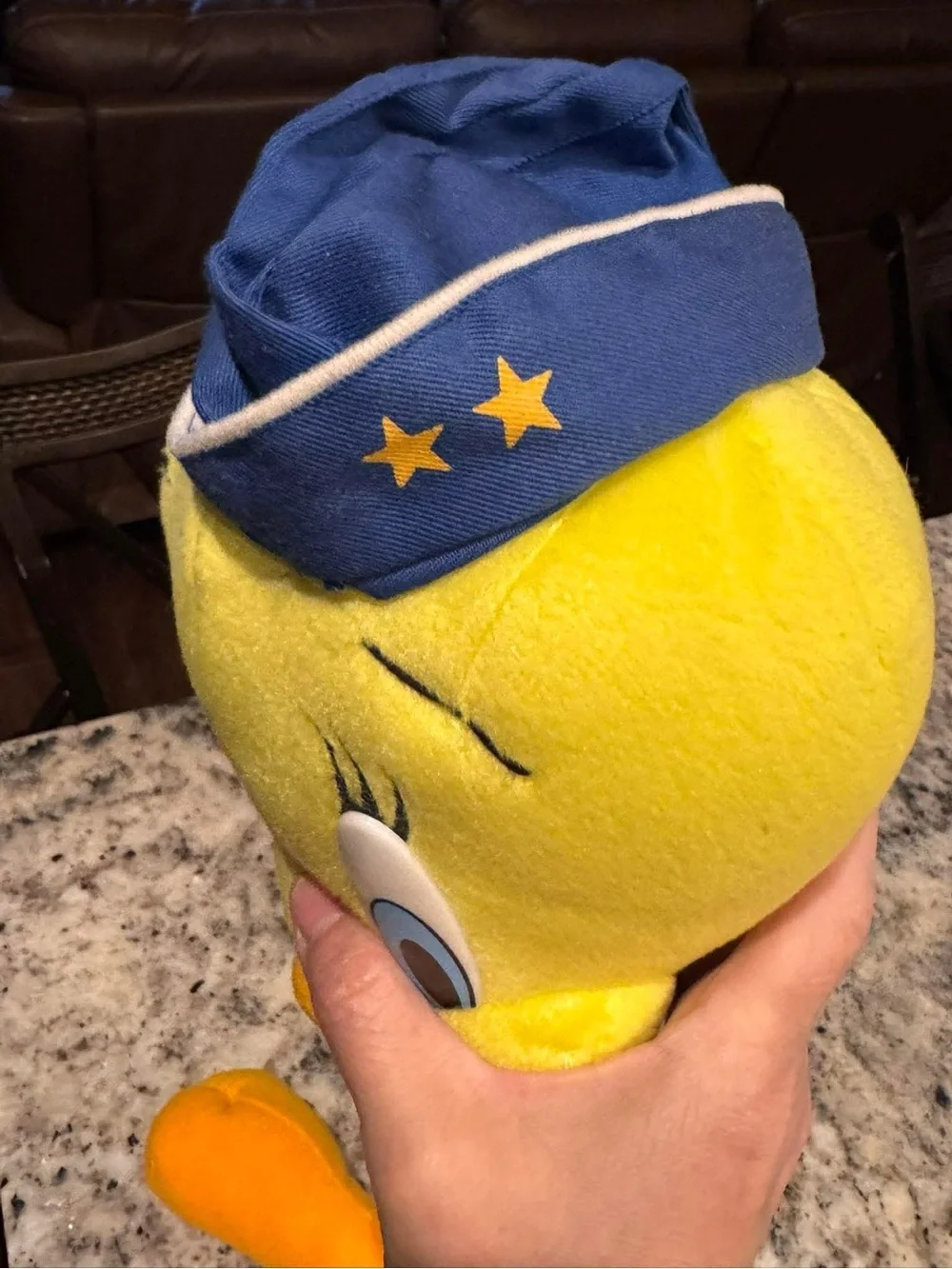 Vintage Tweety Air Force Plush Toy - Stuffed Animal 14in tall